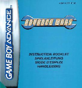 Manual Gameboyadvance Advancewars En De Fr Es It