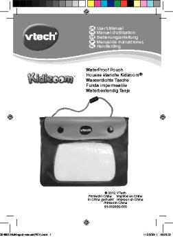 Housse étanche Kidizoom® Wasserdichte Tasche Funda ...