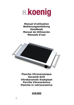 Instruction Manual - H.Koenig