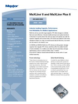Maxline Data Sheet - Seagate