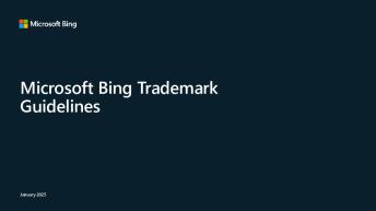 Microsoft Bing Trademark Guidelines 2025