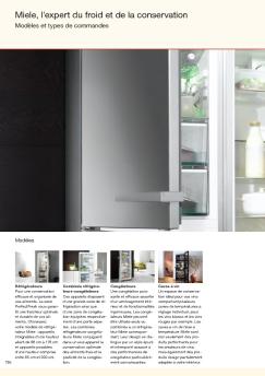 Miele, l'expert du froid et de la conservation