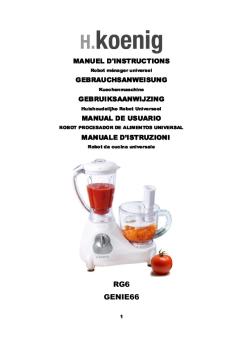 instruction manual - H.Koenig