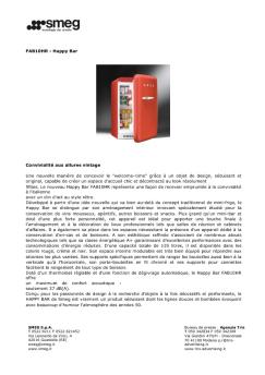 FAB10HR - Happy Bar Convivialité aux allures vintage Une - Smeg