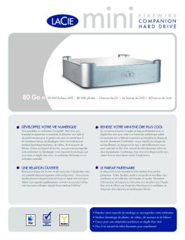 mini drive Datasheet - LaCie