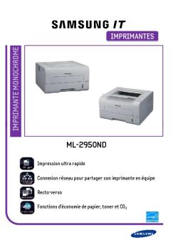 Fiche produit ML-2950ND