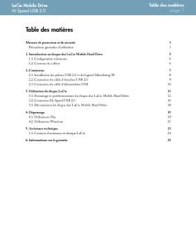 mobile drive Datasheet - LaCie