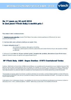 2ème jouet VTech Baby à