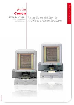 Passez à la numérisation de microfilms efficace et abordable - Canon