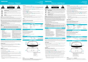 Wireless Speaker Altavoz inalámbrico - Memorex CE