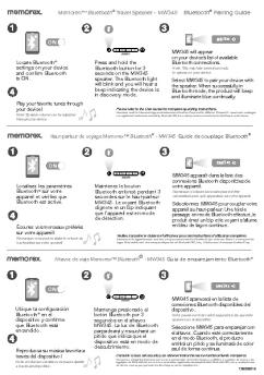 MW345 Bluetooth® Pairing Guide ON ON ON