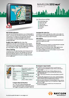 Télécharger fiche technique - Navigon's