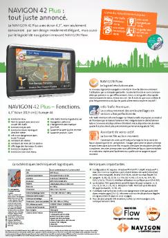 NAVIGON 42 Plus : tout juste annoncé.