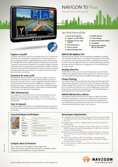 Télécharger fiche technique - Navigon