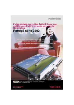 Portégé série 3500. - Toshiba