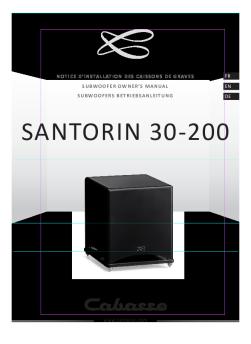 Notice Santorin 30 200