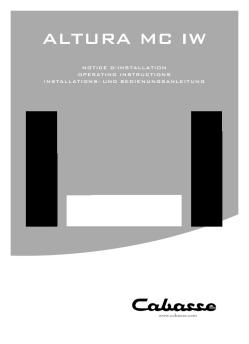 altura Mc iW - Cabasse