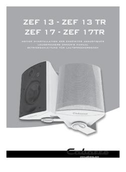 CAB Notice ZEF 13-17-TR.indd - Cabasse