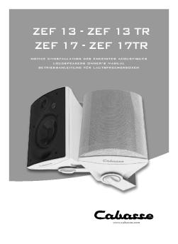 CAB Notice ZEF 13-17-TR.indd - Cabasse