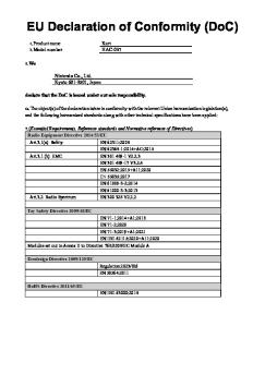 NSwitch MarioKartLiveHomeCircuit DeclarationOfConfirmity