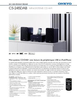 cs-245dab mini-systeme cd hi-fi - Onkyo