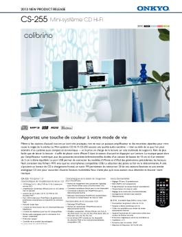 CS-255 Mini-système CD Hi-Fi - Onkyo