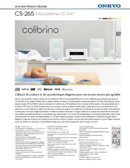 CS-265 Mini-système CD Hi-Fi - Onkyo