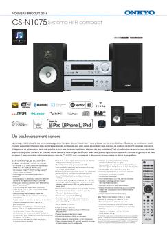 CS-N1075Système HI-FI compact - Onkyo