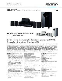 Système home cinéma complet d'entrée de gamme avec ... - Onkyo