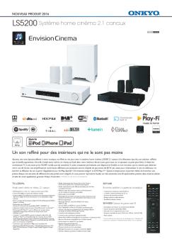 LS5200 Système home cinéma 2.1 canaux - Onkyo