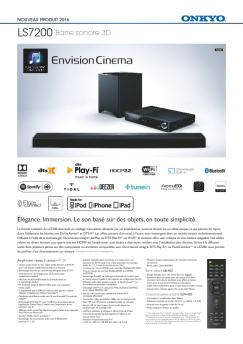 LS7200 Barre sonore 3D - Onkyo