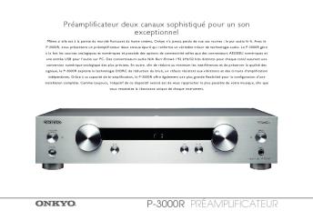 p-3000r préamplificateur - Onkyo