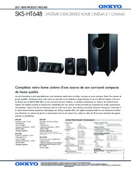 sks-ht648 système d'enceintes home cinéma 5.1 ... - Onkyo