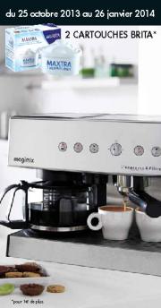 2 cartouches Brita* du 25 octobre 2013 au 26 janvier 2014 - Magimix