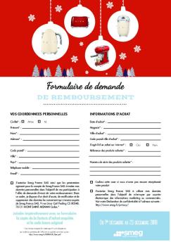 Formulaire de demande - Smeg