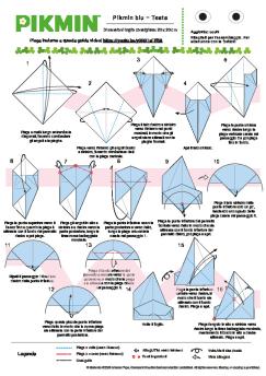 OrigamiInstructions Pikmin Head Blue IT