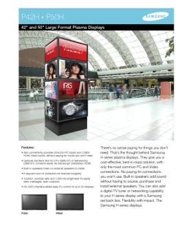 P42H • P50H - Inovat