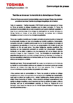 Draft for review - Toshiba