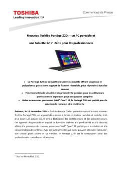 Télécharger au format PDF - Toshiba