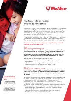 Guide des réseaux sociaux à l'usage des parents - Toshiba