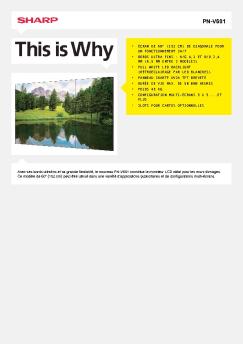 PN-V601-Moniteur LCD - Sharp Electronics