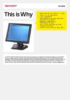 RZ-X650-Systèmes d'encaissement Open POS / TPV - Sharp ...