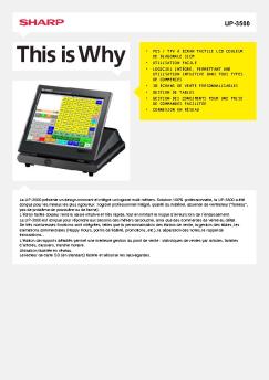 UP-3500-Systèmes d'encaissement POS propriétaire - Sharp ...