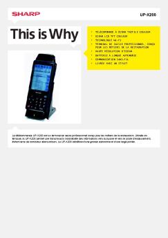 UP-X200-Systèmes d'encaissement Open POS / TPV - Sharp ...