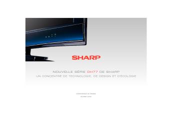 NOUVELLE SÉRIE DH77 DE SHARP