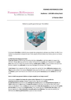 FEMMES-REFERENCES.COM Audience : 150 000 visites ... - Terraillon