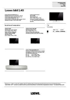 Loewe bild 1.40 - Loewe TV