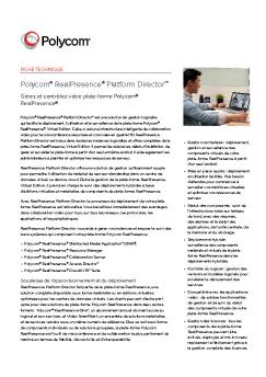 Polycom® RealPresence® Platform Director™