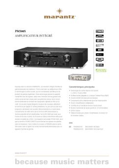 PM5005 AMPLIFICATEUR INTÉGRÉ