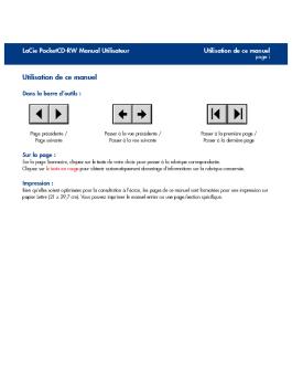 pocket cdrw usb Manual - LaCie